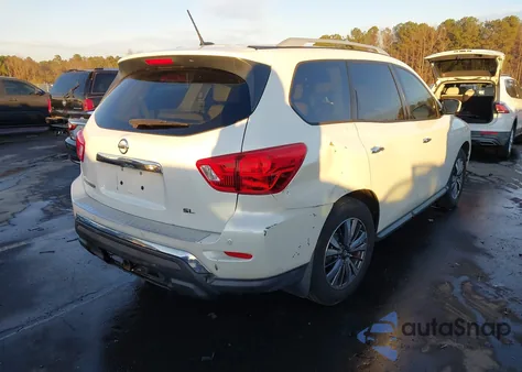 2017 Nissan Pathfinder Sl z USA, uszkodzony, nr VIN 5N1DR2MN8HC605558